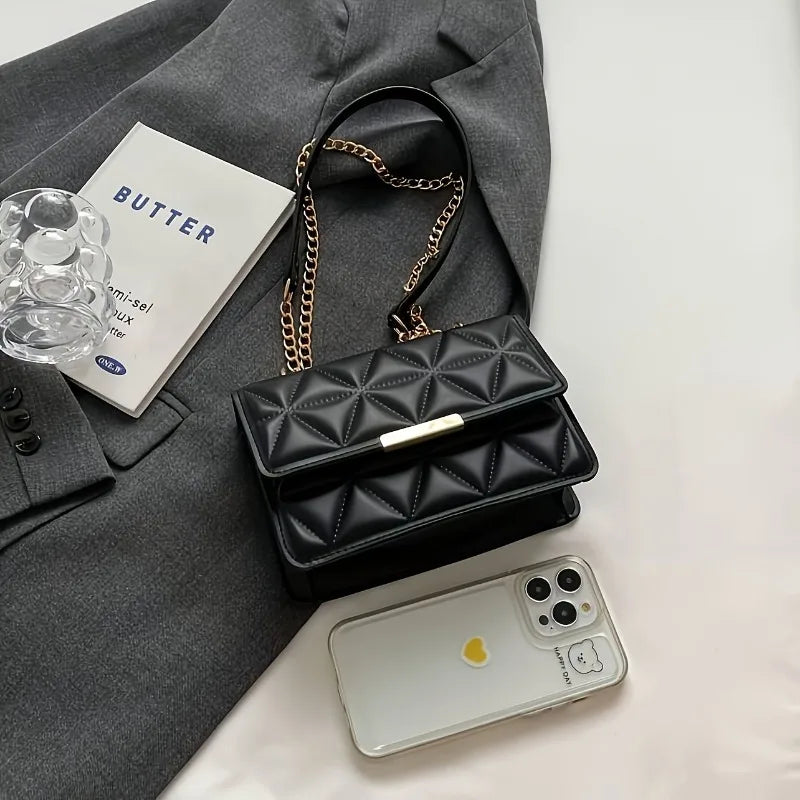 Bolsa de Ombro - Couro Acolchoado