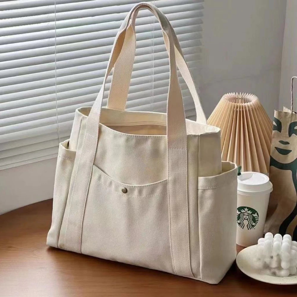 Bolsa Tote - Com bolsos externos