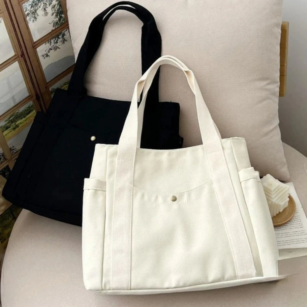 Bolsa Tote - Com bolsos externos