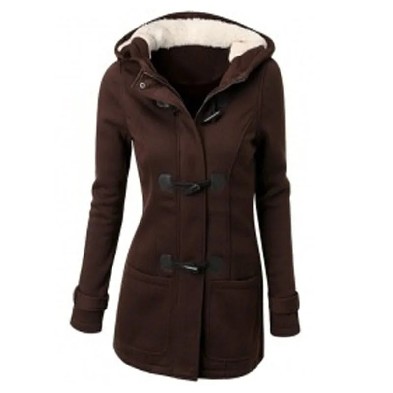 HOODED COAT - ELIZABETH LINE