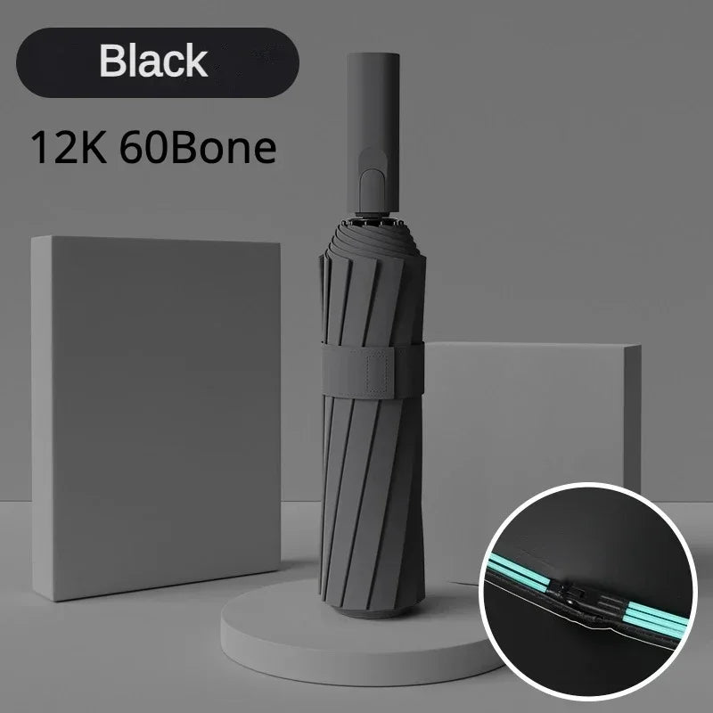 Super strong automatic umbrella windproof - UV sun protection