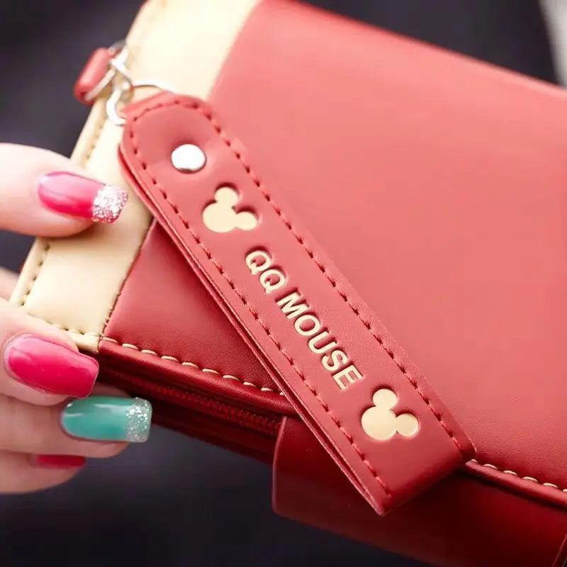 Carteira dupla de alto padrão - Mickey Mouse