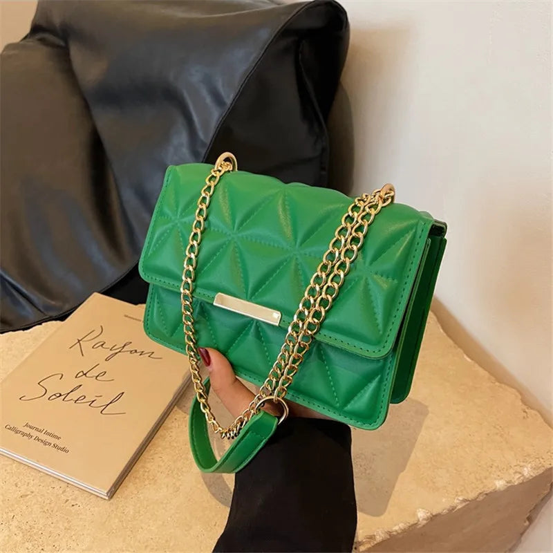 Bolsa de Ombro - Couro Acolchoado