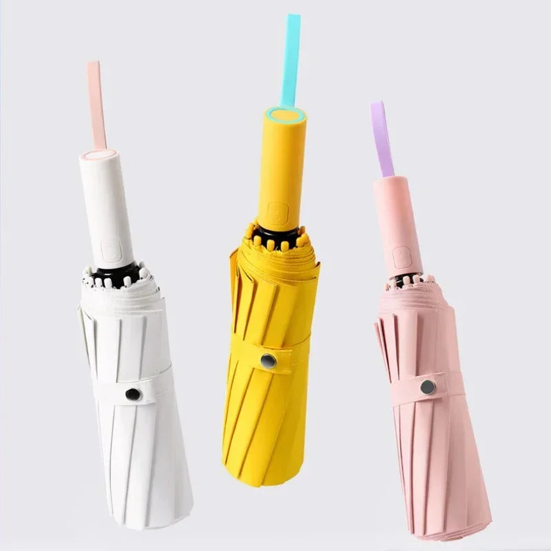 Super strong automatic umbrella windproof - UV sun protection
