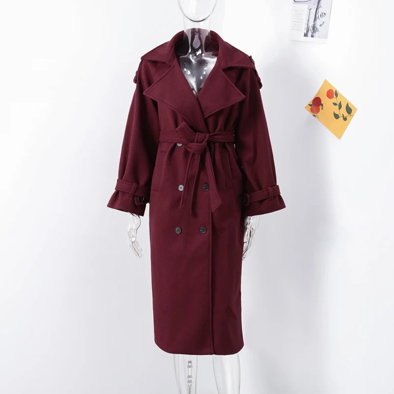 MADELEINE LOOSE WOOL COAT