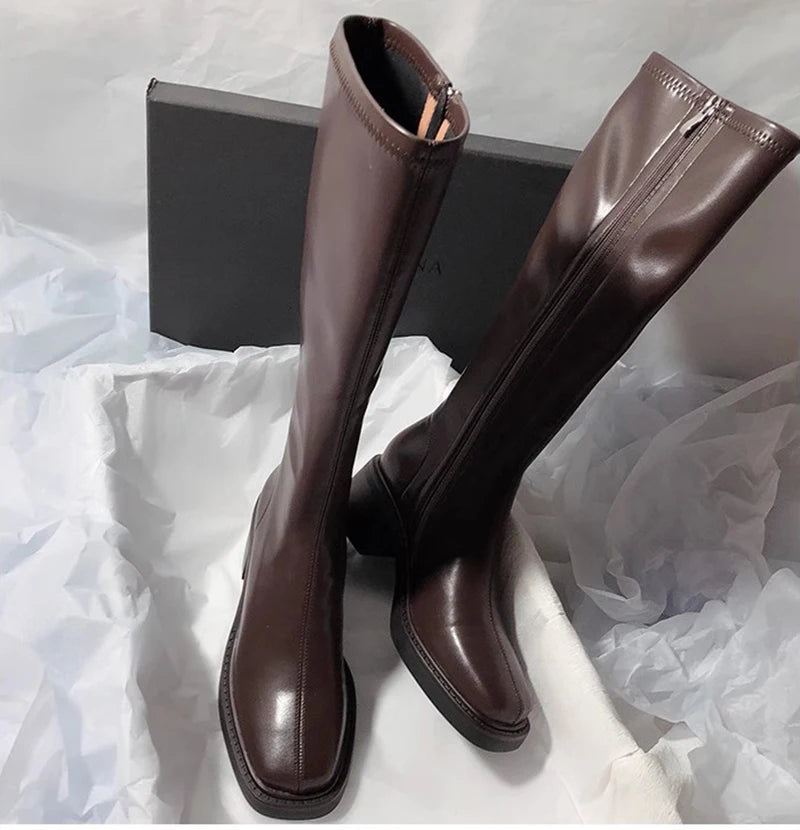 VINTAGE CHUNKY HEEL BOOT