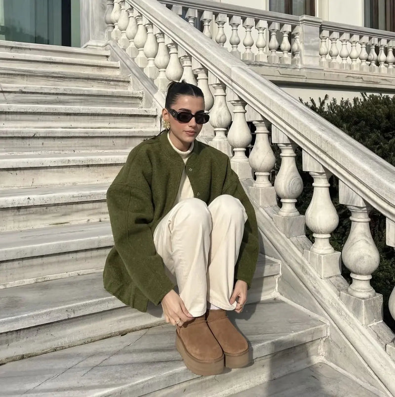 WOOL BOMBER JACKET