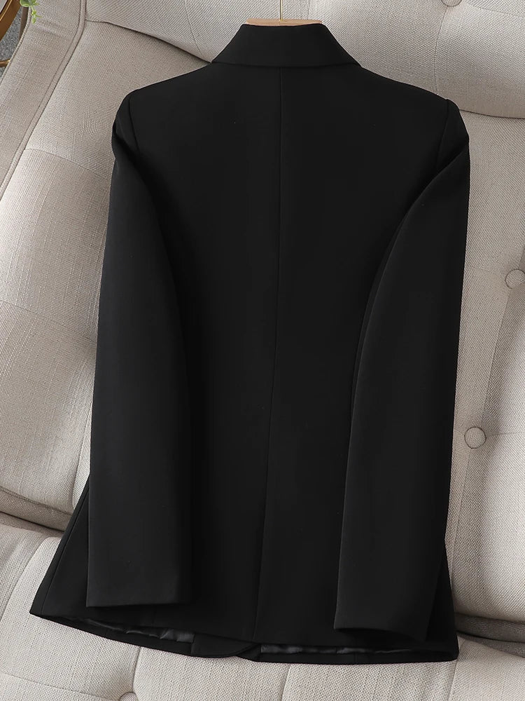 Formal Double-Breasted Blazer - Premium Beauhvoir Line