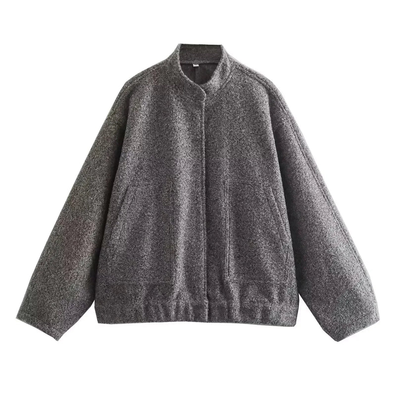 WOOL BOMBER JACKET