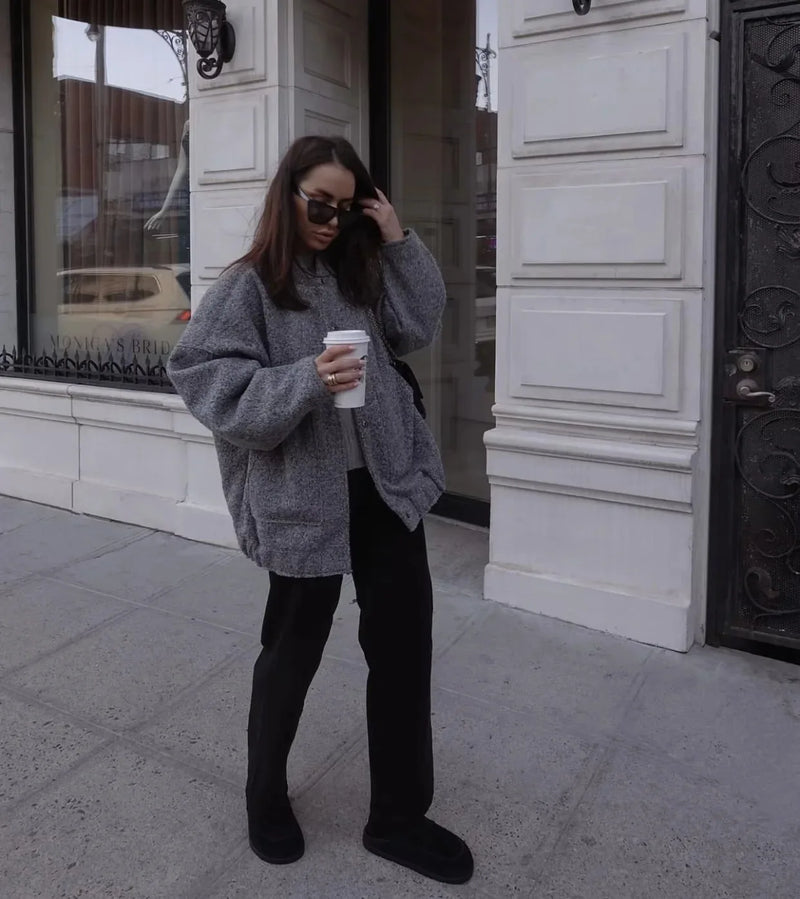 WOOL BOMBER JACKET