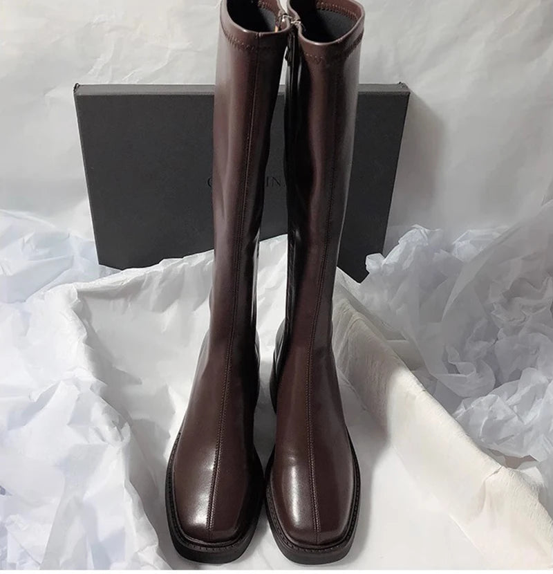 VINTAGE CHUNKY HEEL BOOT