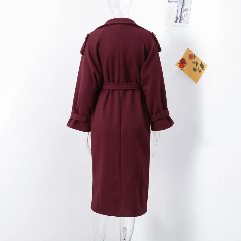 MADELEINE LOOSE WOOL COAT