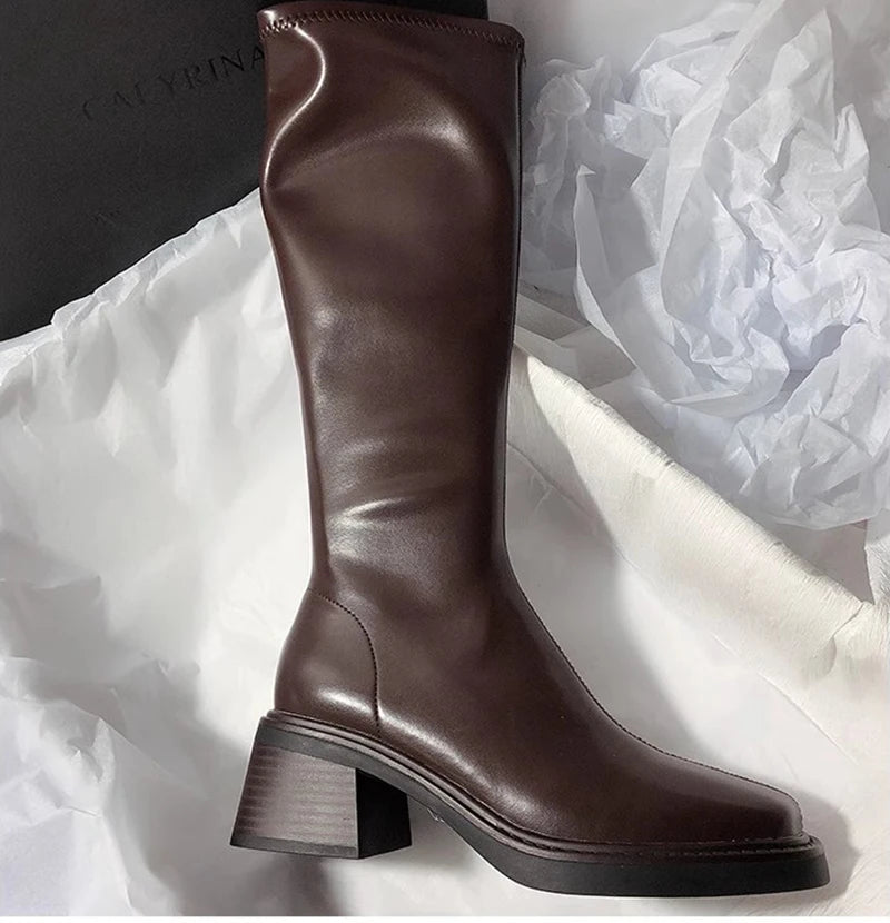 VINTAGE CHUNKY HEEL BOOT