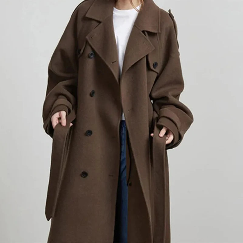 MADELEINE LOOSE WOOL COAT