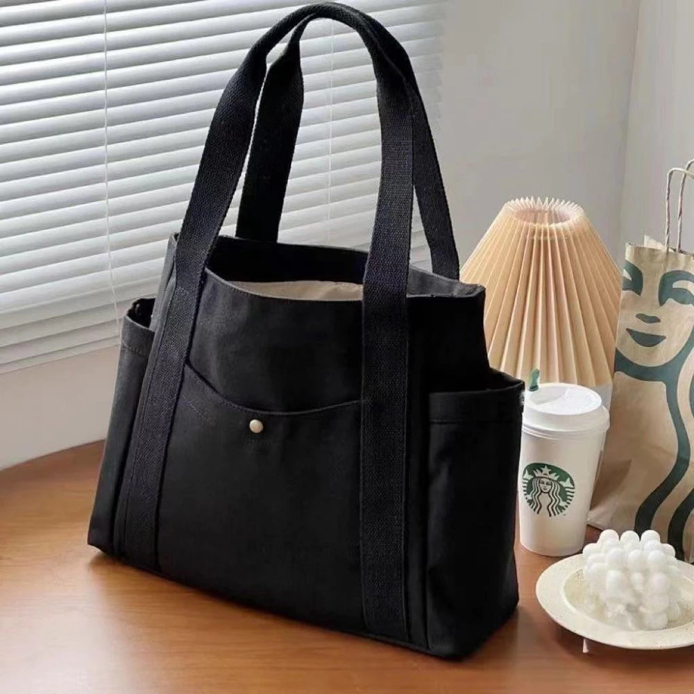 Bolsa Tote - Com bolsos externos